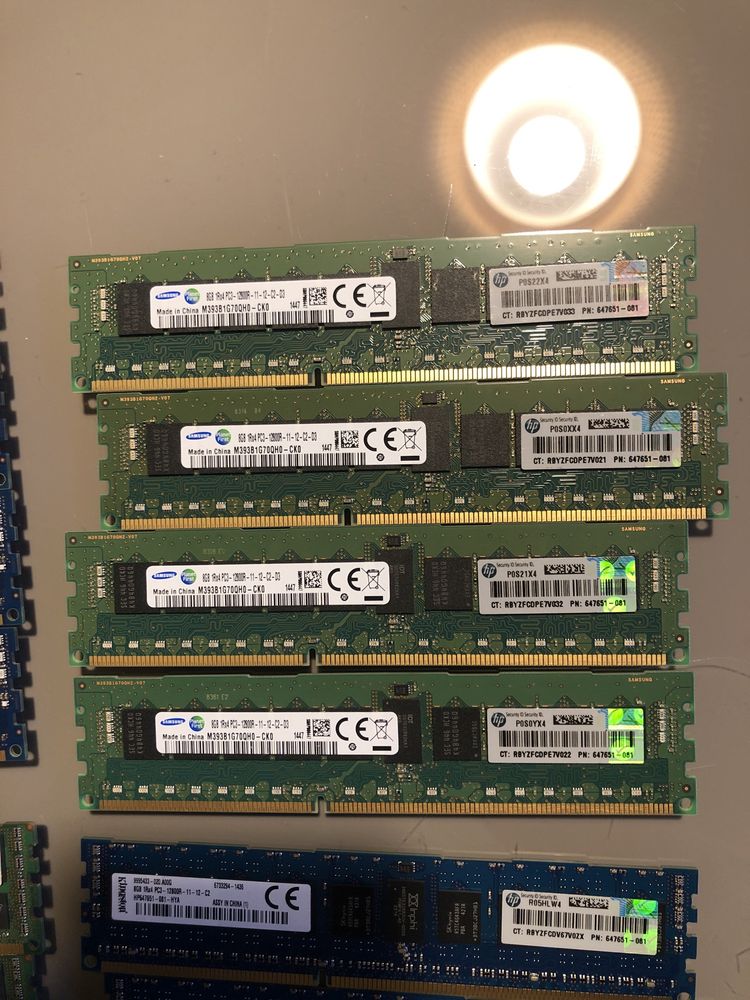 4x 8GB memoria RAM ECC PC3/DDR3