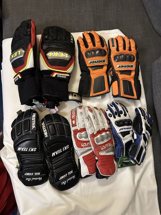 Rękawice narciarskie Leki, Briko, Hestra,Ziener