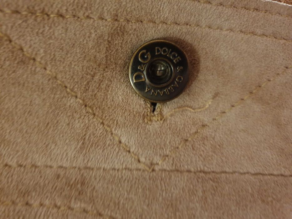 Dolce & Gabbana AW2001 Бежева замшева куртка