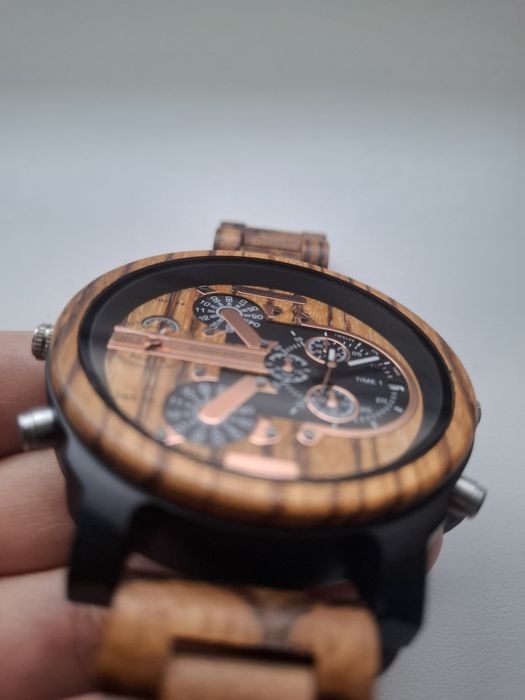 Nowy drewniany zegarek Wooden Watch