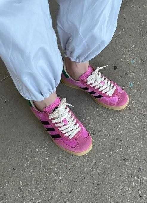 Женские кроссовки Adidas Gazelle Pink Velvet 36-42 газель ТОП КАЧЕСВО!