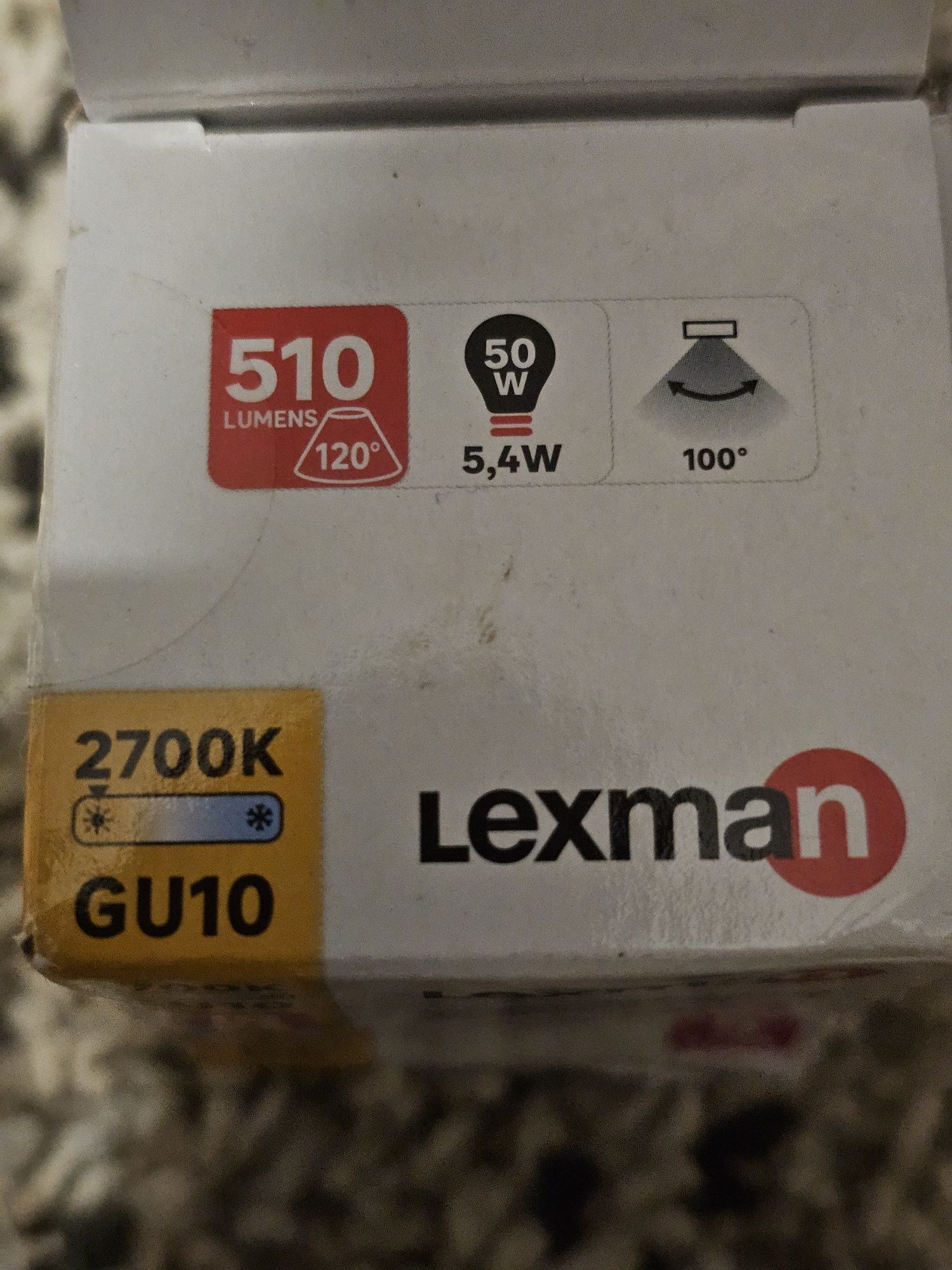 3 żarówki led GU 10 nowe