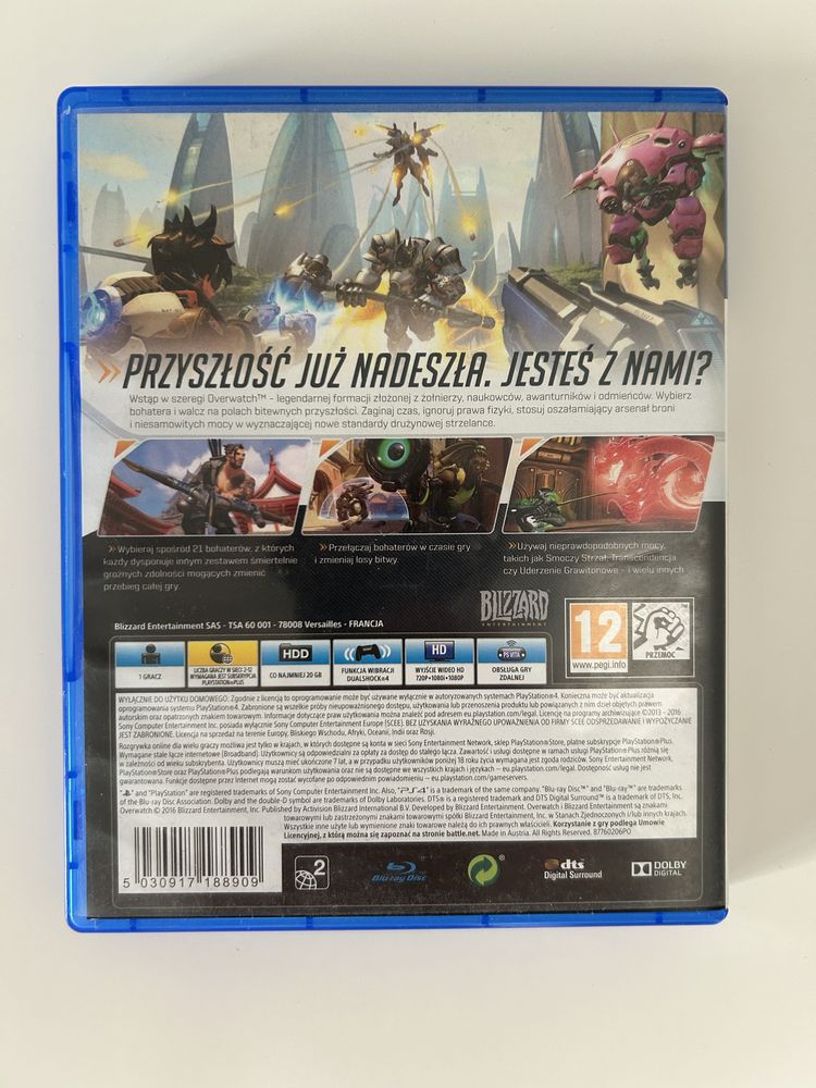 Gra „Overwatch”  Originals Edition PS4