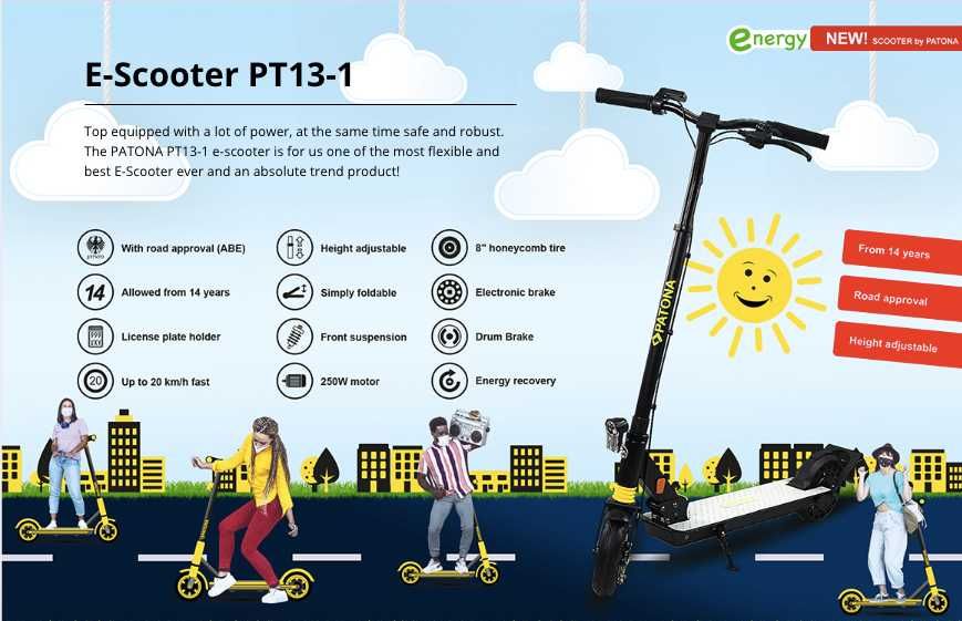 Trotinete E-Scooter Eléctrica Nova