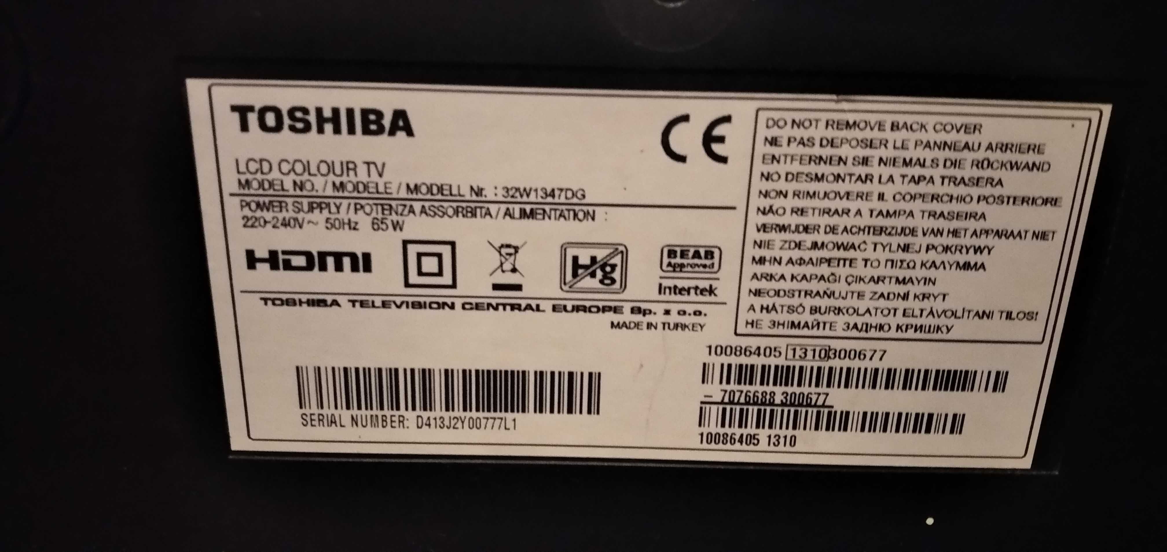 Toshiba 32W1347DG