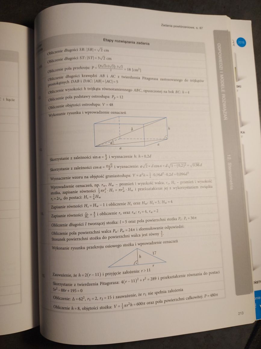 "Teraz matura" matematyka poziom podstawowy i rozszerzony