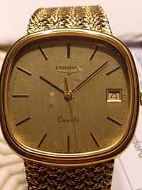 Relógio Longines banhado a ouro