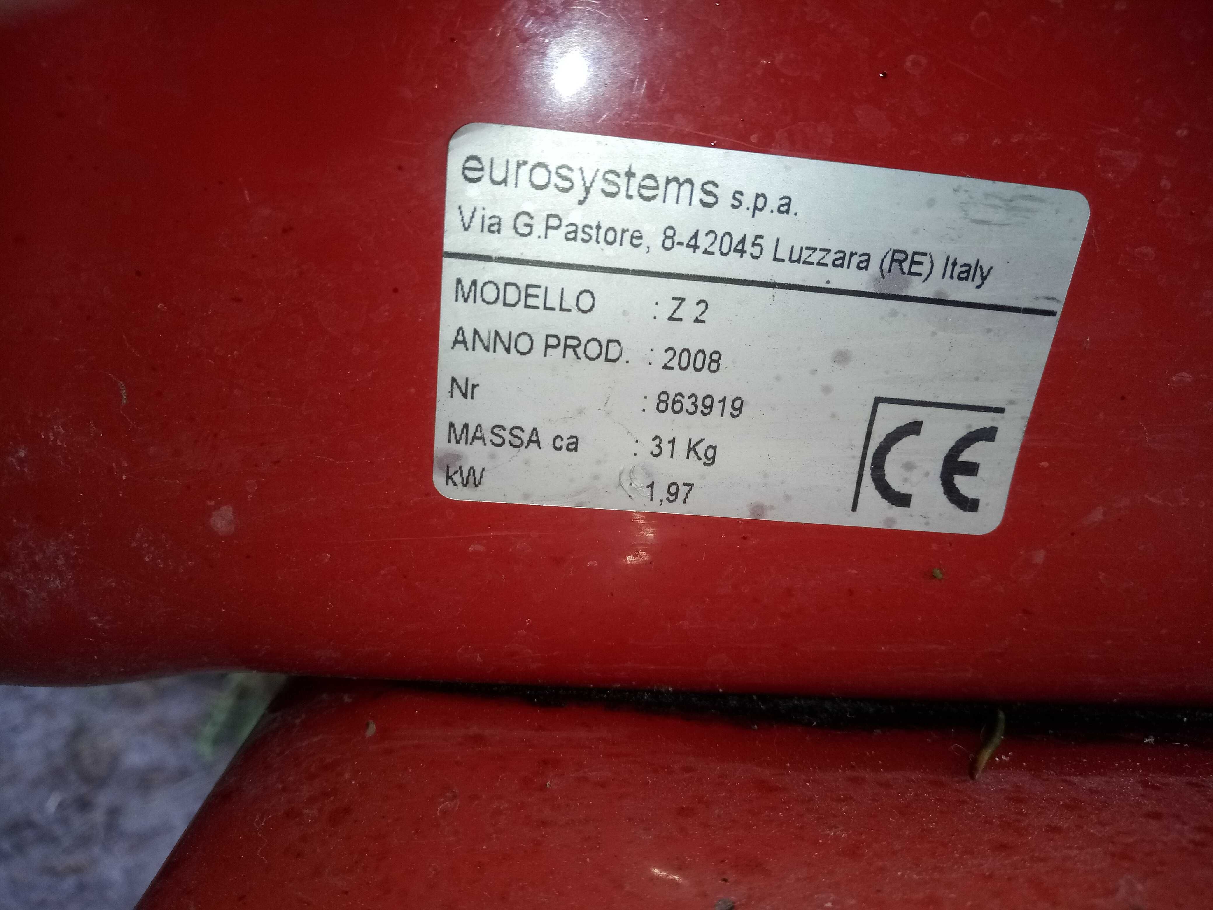 Sprzedam glebogryzarkę Eurosystems  Z1