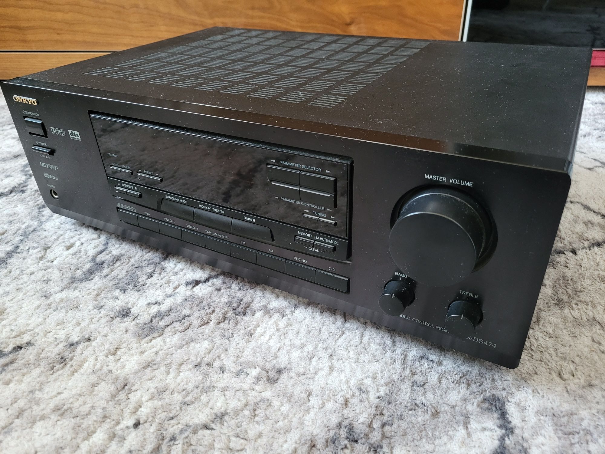 Wzmacniacz Amplituner Onkyo TX-DS474 Pilot Stan