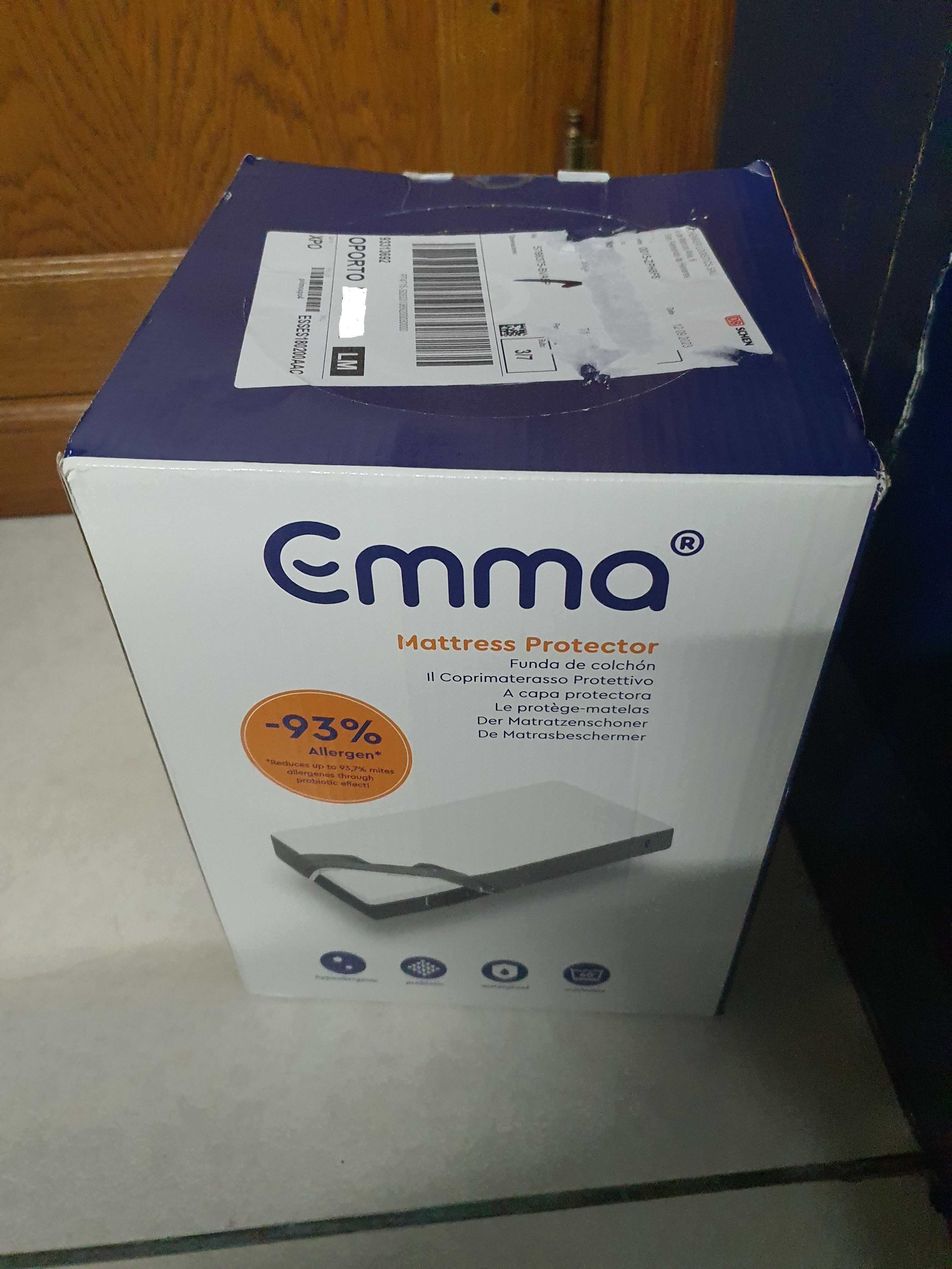 Colchão Emma Hybrid 180 X 200 V2 + Capa Protetora Emma Mattress - Novo