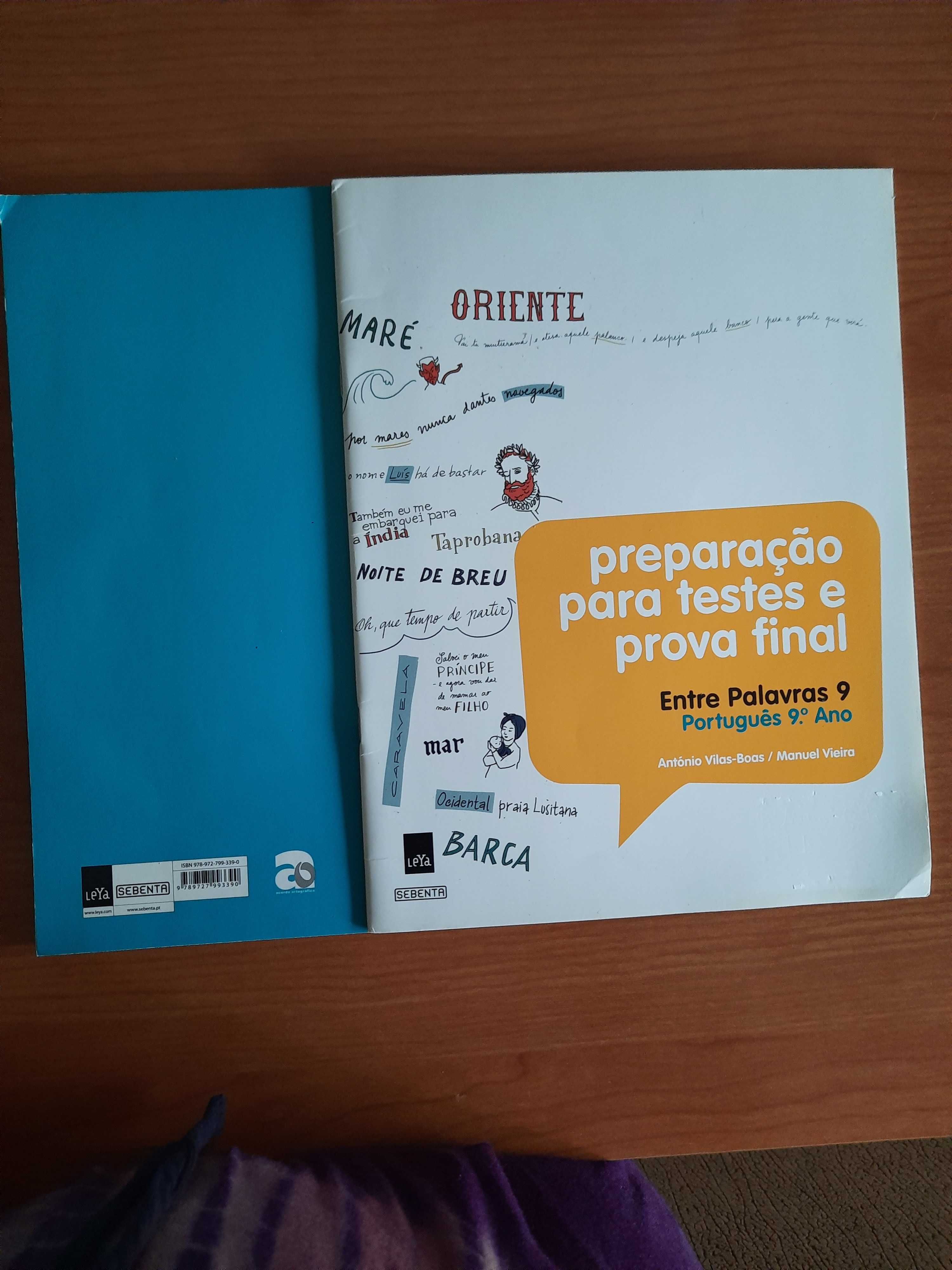 Caderno de atividades de português + oferta de preparação para teste