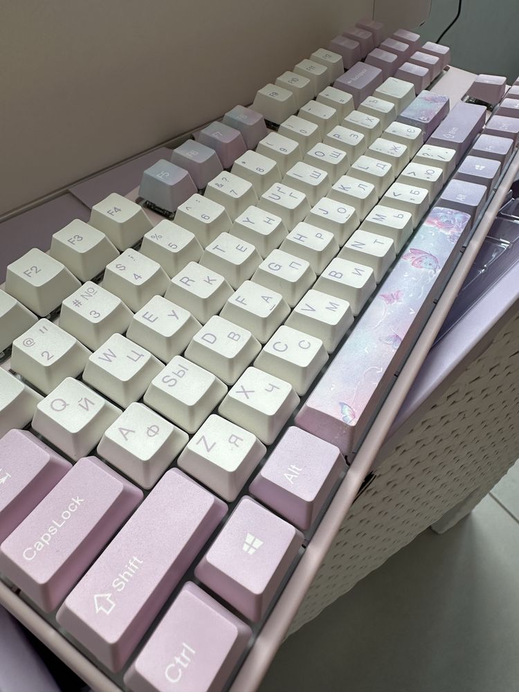 Клавиатура Varmilo VEM87 Dreams On Board 87Key EC V2 Rose,USB-A,EN/UKR