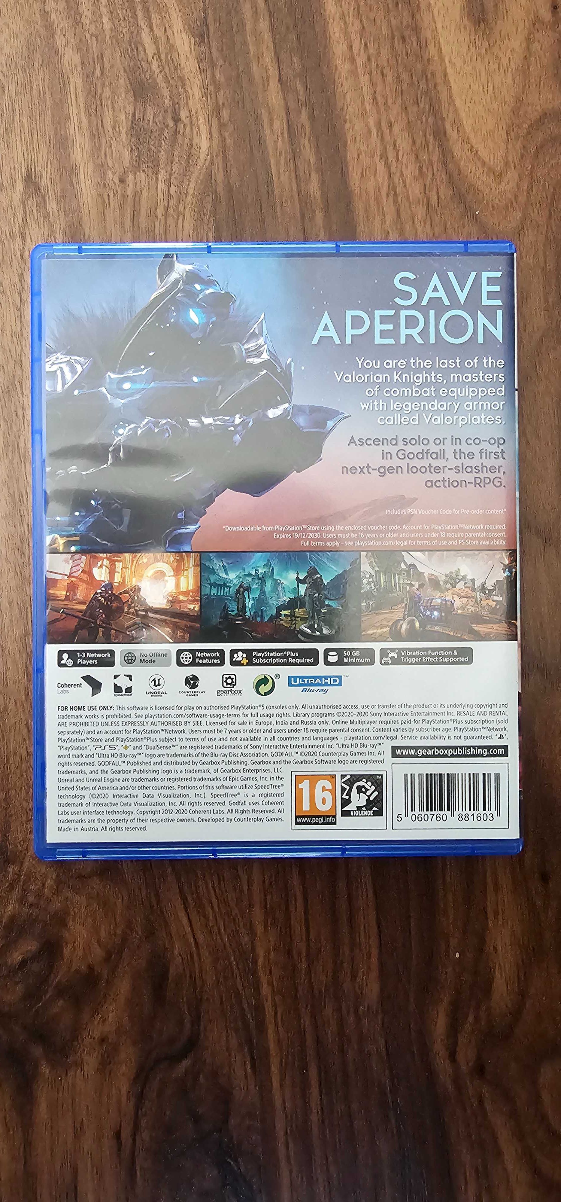 PS5 - Godfall VideoJogo