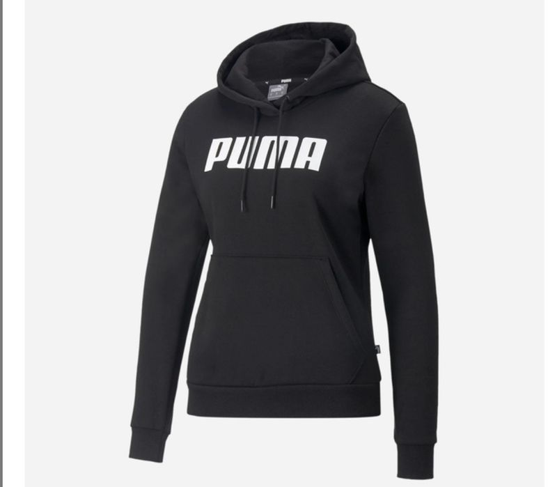 Костюм Puma чорний оригінал жіночий фліс,теплий хs розмір
