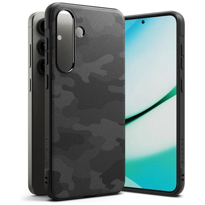 Etui Rearth Ringke do Samsung Galaxy S25 Onyx Camo Moro Black