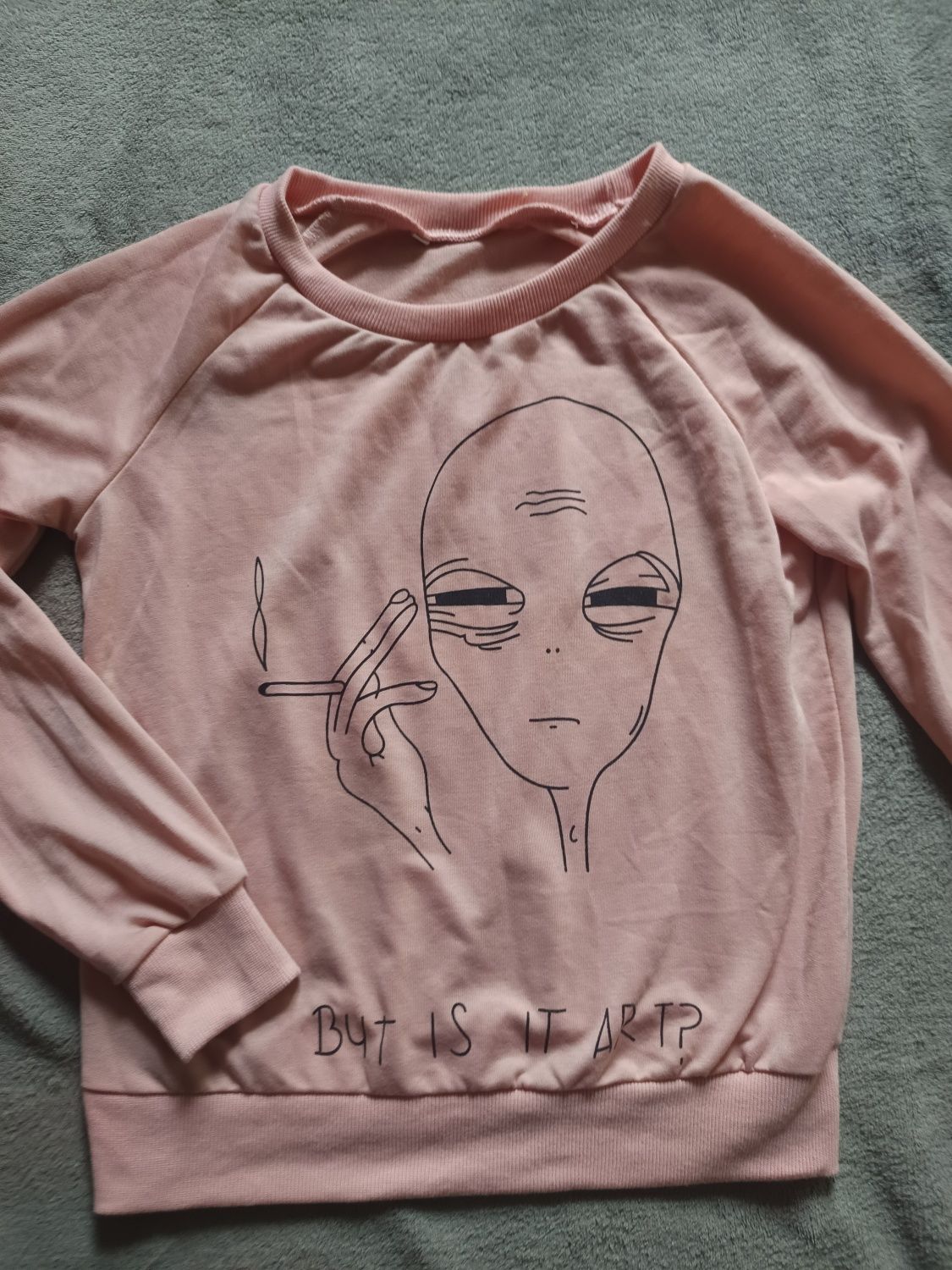 Nowa cienka bluza XS/S pudrowy róż