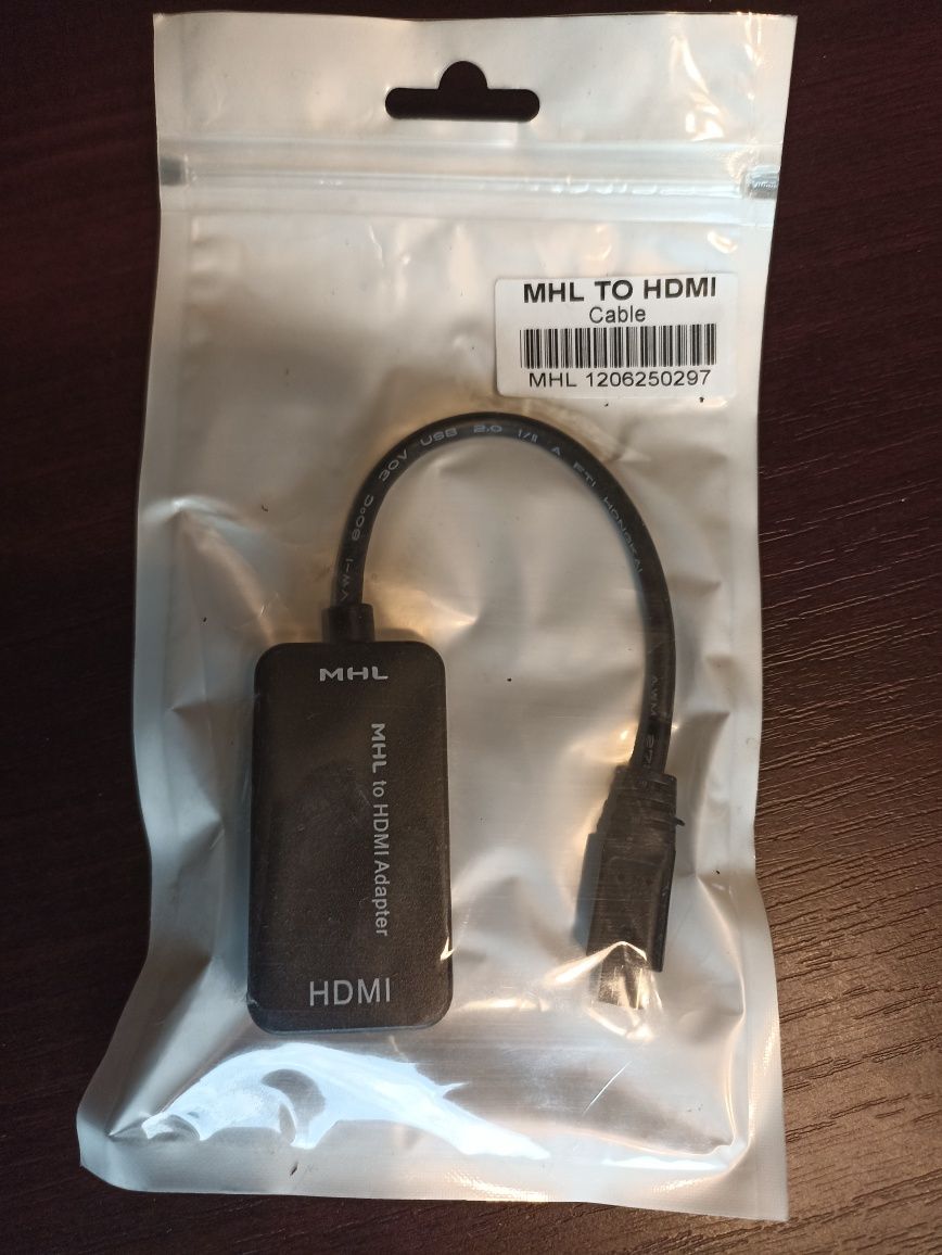 Przejściówka MHL to HDMI / USB B to HDMI