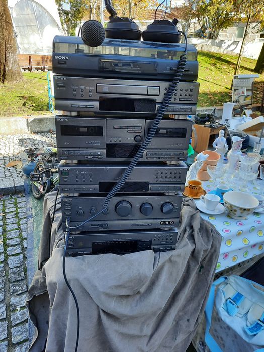 Aparelhagem com colunas