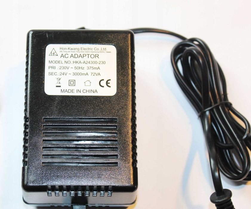 Zasilacz transformatorowy zminny AC 24V 3A 3000mA 72W