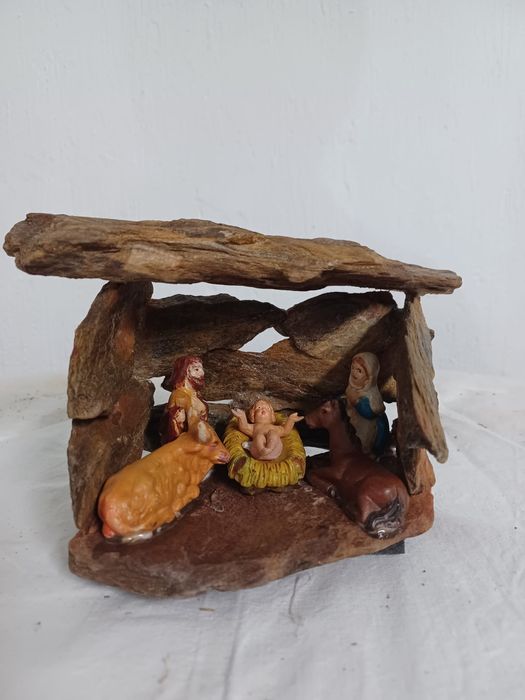 Presépio natal artesanal