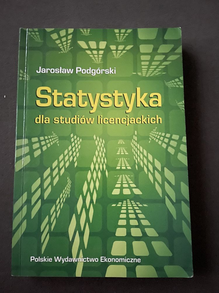 Statystyka dla studentów licencjackich Jarosław Podgórski