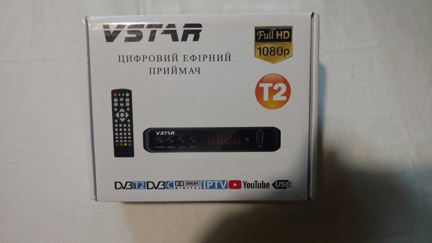 T2 ТВ тюнер VSTAR Новый