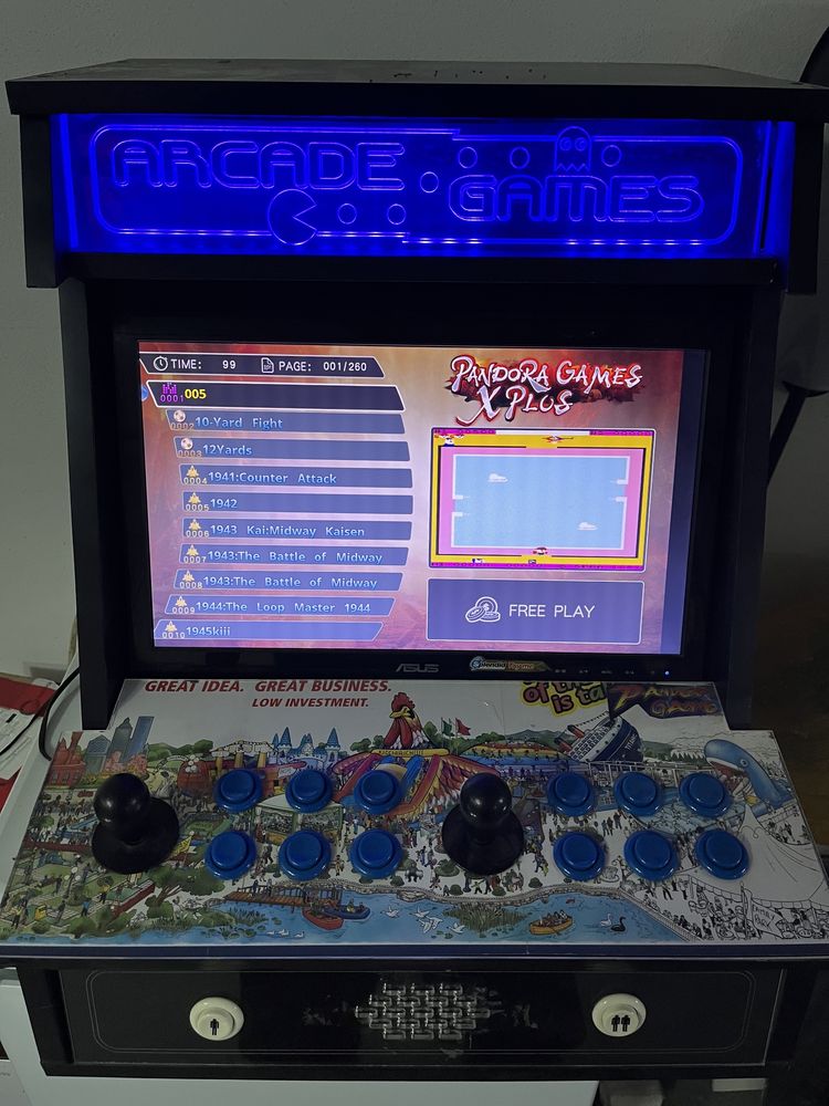 Consola de jogos Arcade