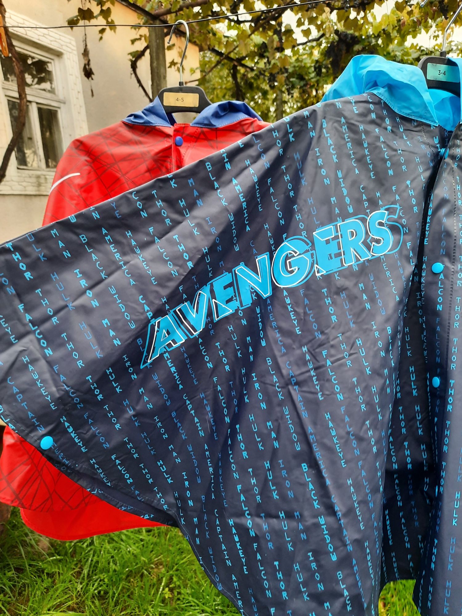 Дождевик плащ Герои мстители супергерои Avengers