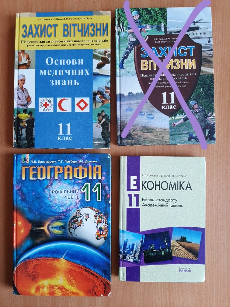 Підручники 10 і 11 класи
