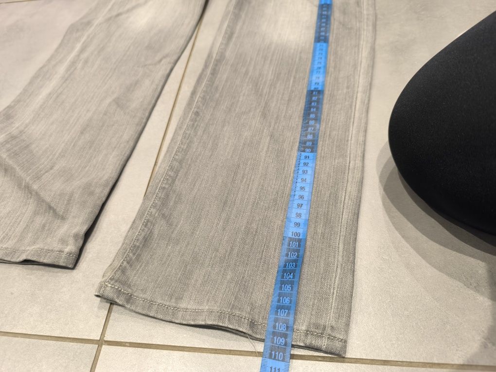 R.34 Calvin Klein Jeans spodnie jeansowe męskie szare klasyczne