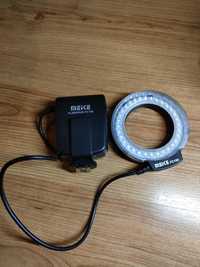 Meike FC-100 Macro Ring Flash Light com Anéis Adaptadores