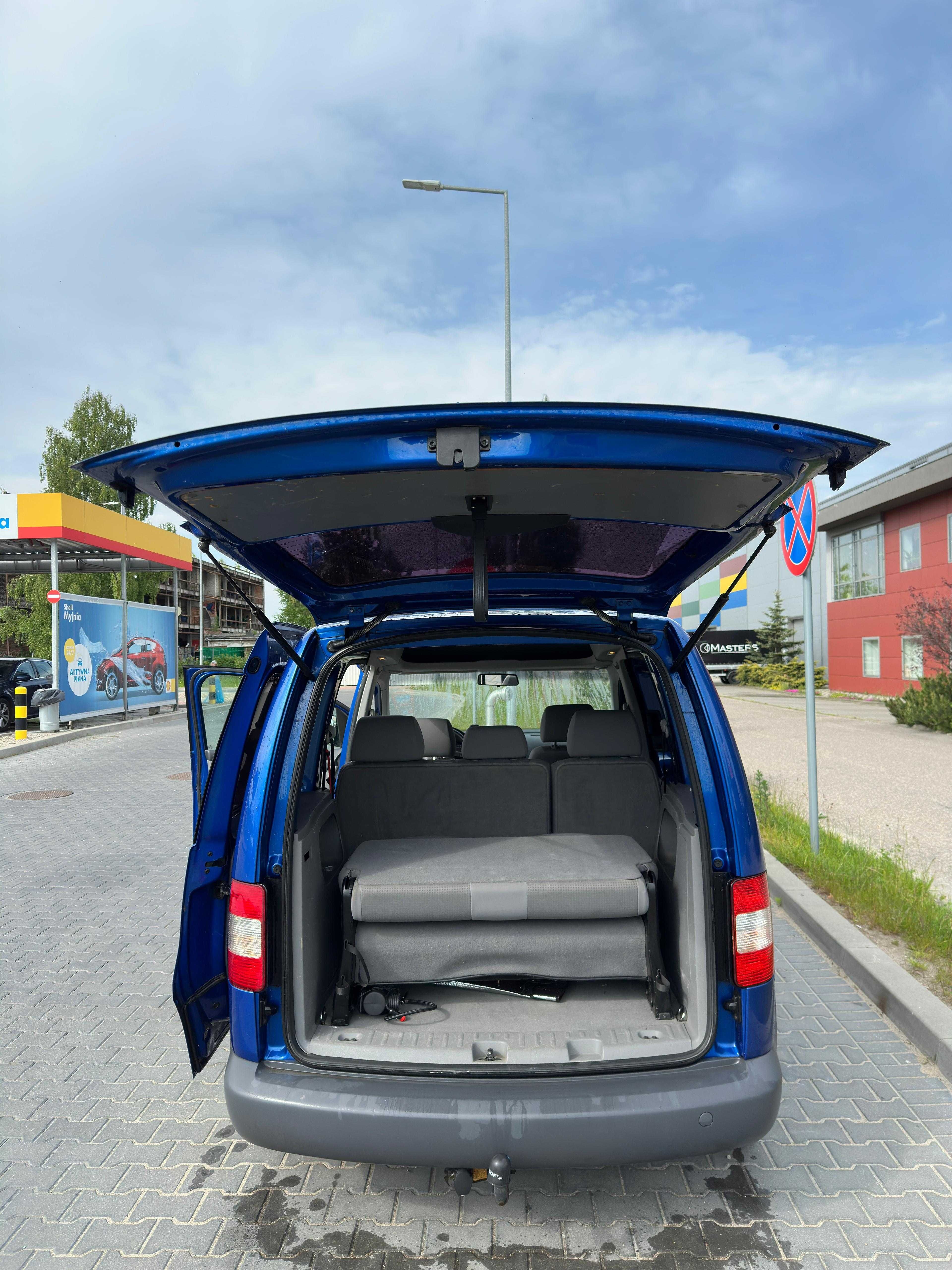 Caddy 1,6 7os,benzyna+gaz,hak, oc 2026
