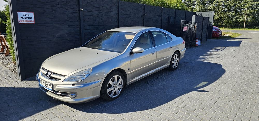 SKUP AUT Toruń  Peugeot 607 Limuzyna 2005r 2.2Hdi 240tkm Piękny Skóry!