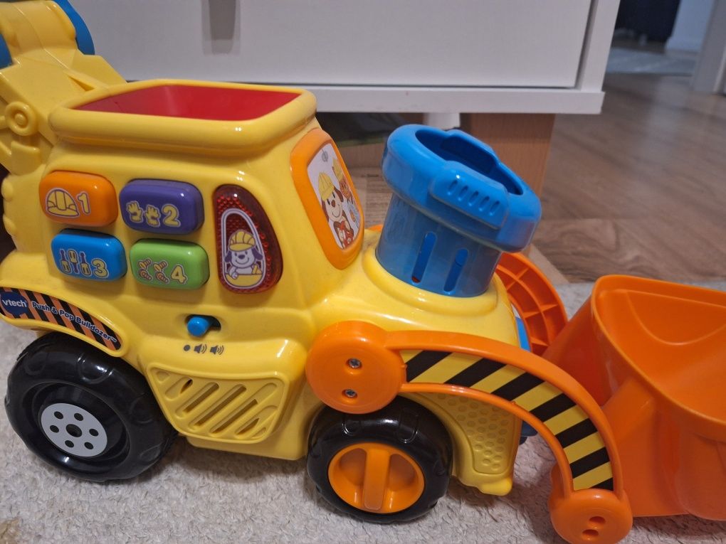 Interaktywna KOPARKA KULKO-ŁAPACZ Pchacz vTech