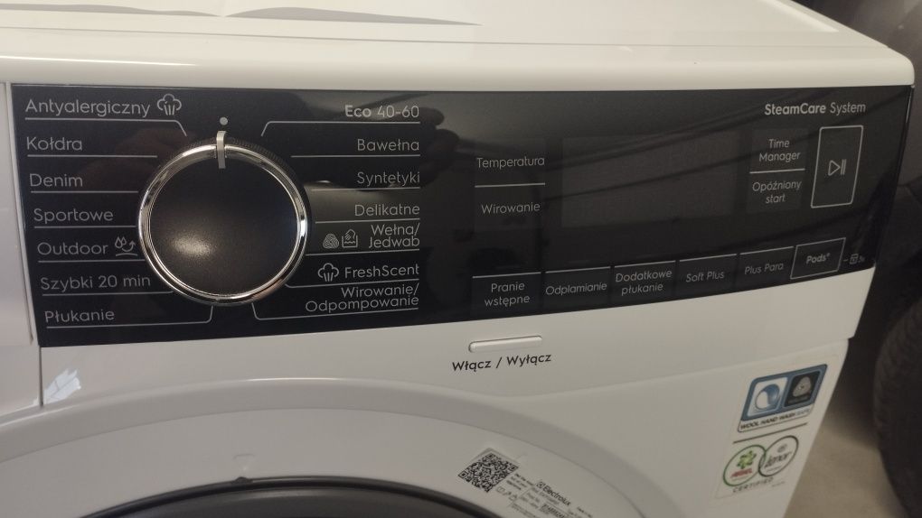 Pralka Electrolux 700 SteamCare EW7F249PSP 9kg 1400obr/min