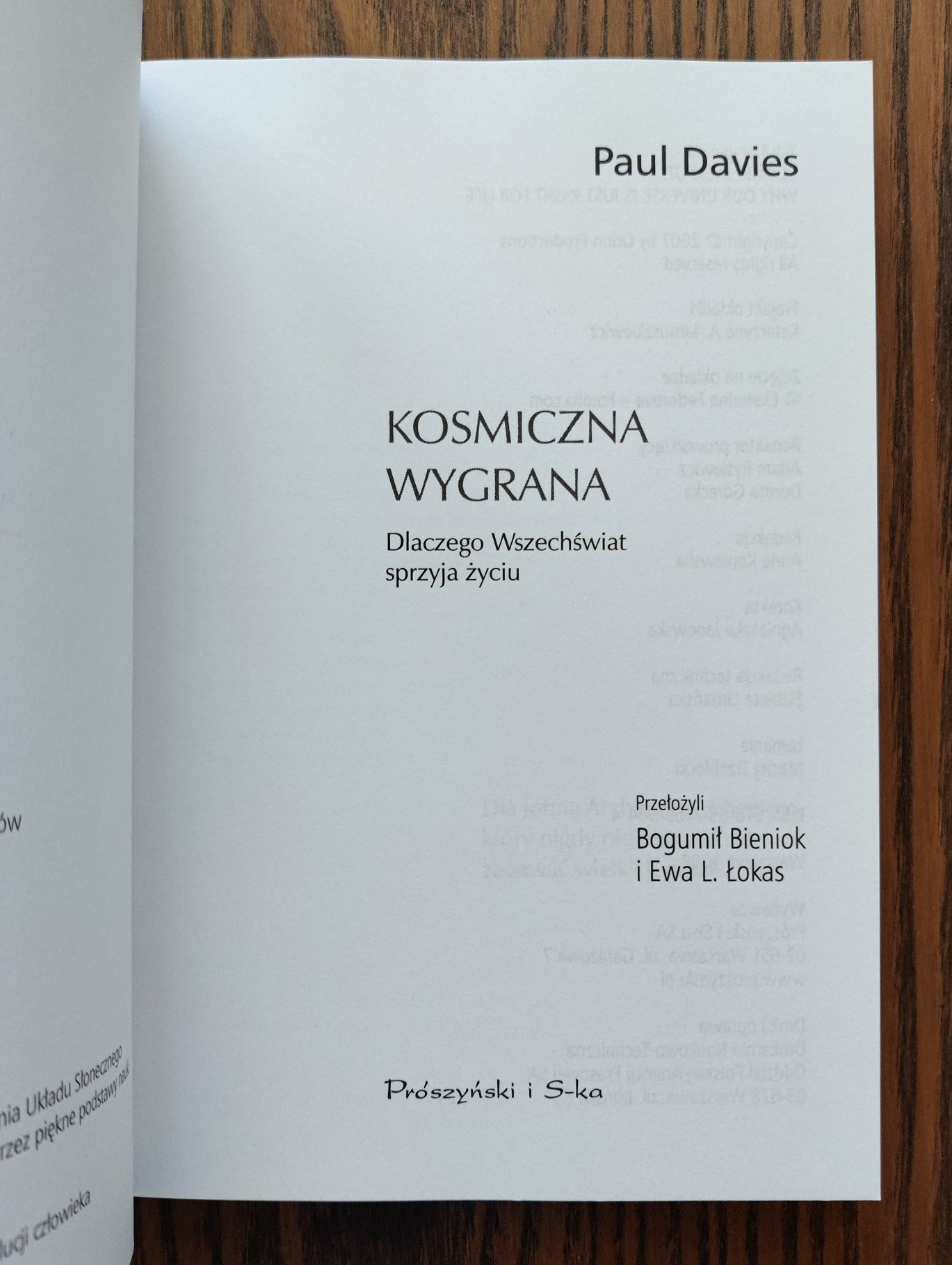 Kosmiczna wygrana Paul Davies