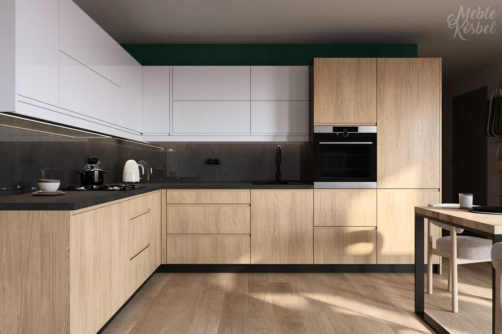 Kuchnia BARCELONA meble, szafki kuchenne mat TRANSPORT wycena [WP]