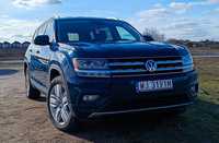 Volkswagen Atlas 6-osobowy, 2019, 3.6 VR6, niski przebieg, duży SUV