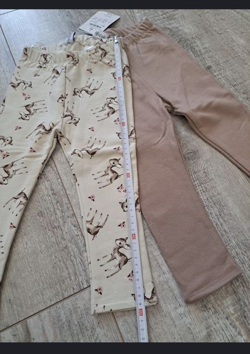 Getry/ legginsy ocieplane - Dopo Dopo - 2 pary - rozm 92