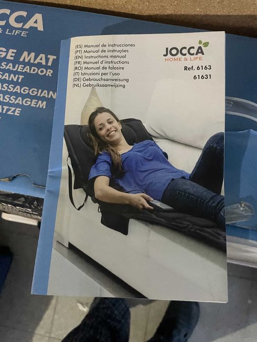 Tapete de massagem para colocar no sofá ou na cama.