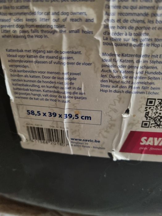 Caixa de areia para gatos xl