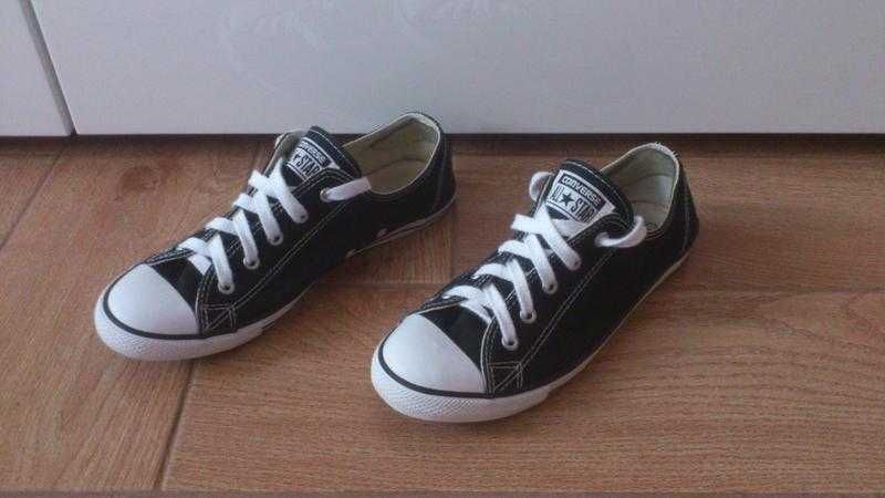 Кеды женские низкие Конверс Кеди жіночі чорні Converse CT AS р.38,5