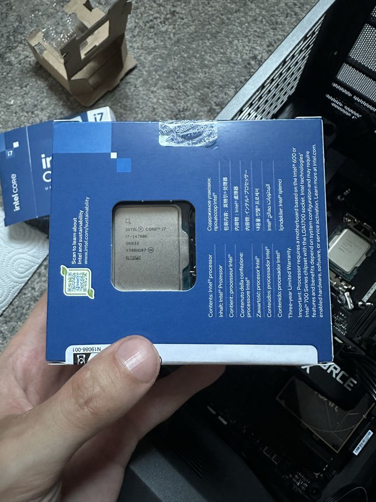 Nowy procesor I7 14700k 5 Lat gwarancji