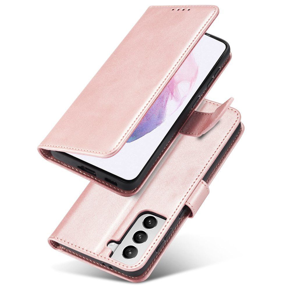 Etui Pokrowiec Z Klapką Braders Samsung Galaxy S21 Ultra 5G Różowy