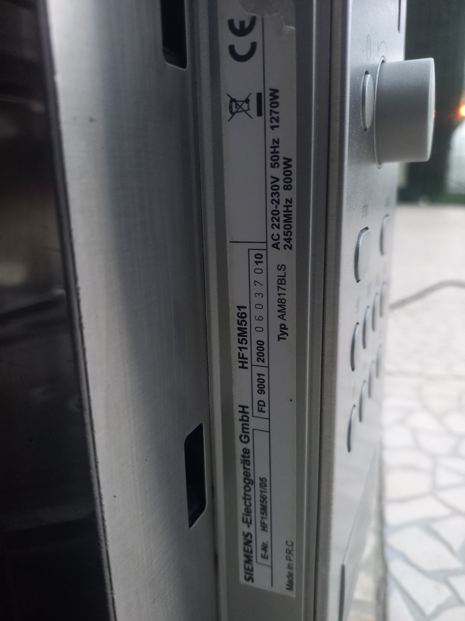 Micro Ondas de encastrar Siemens