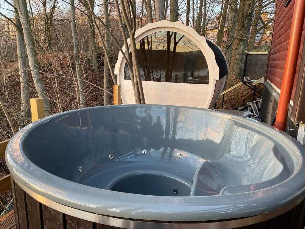 Balia ogrodowa bania gorąca beczka jacuzzi