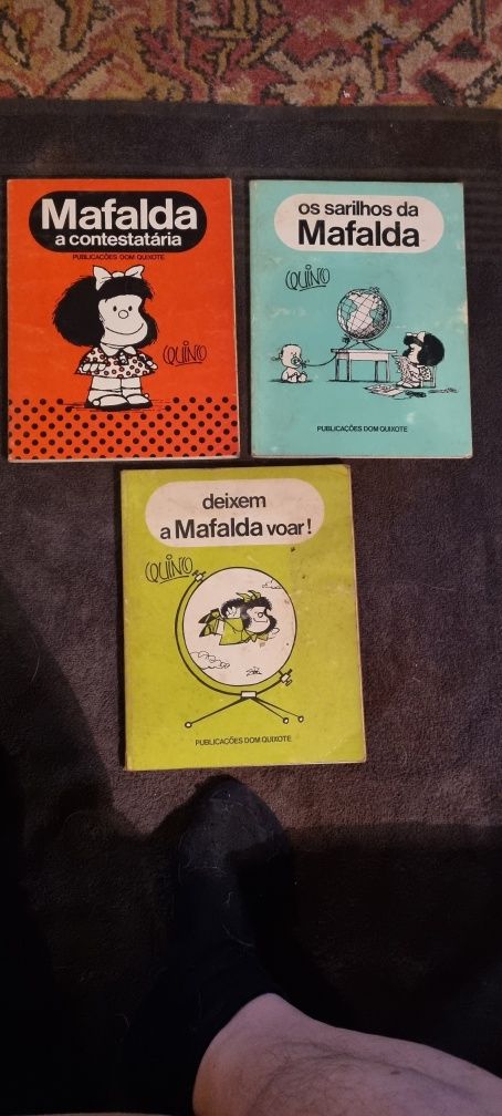 BD - 3 álbuns Mafalda