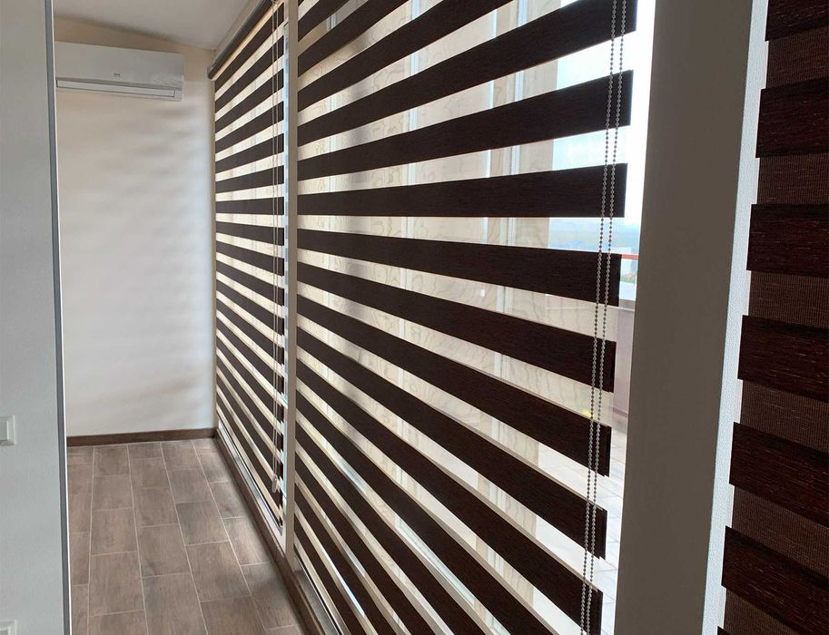 Рулонные шторы от солнца и взглядов! Римские шторы Жалюзи день ночь G1