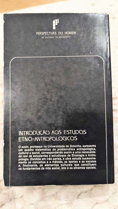 Livro "Introdução aos Estudos Etno-Antropológicos" Bernardo Bernardi