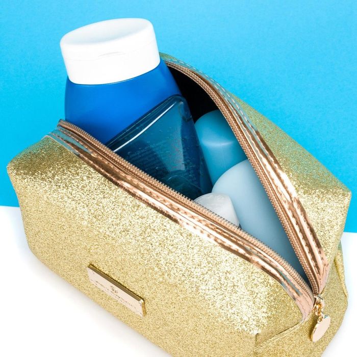 elegancka kosmetyczka do torebki na suwak - peterson